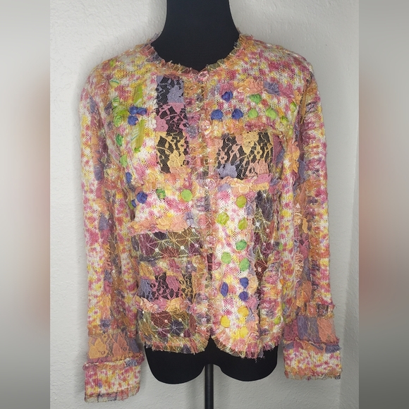 Sandy Starkman Boston Proper Ladies Button Down Cardigan Sweater Size Small - Picture 1 of 6